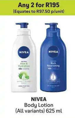 Makro NIVEA Body Lotion offer