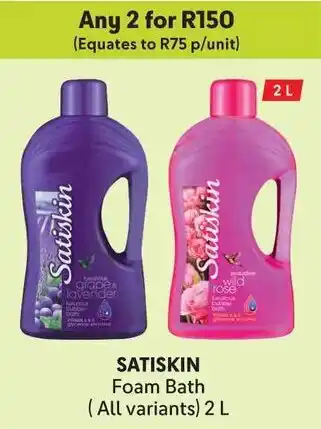 Makro SATISKIN Foam Bath offer