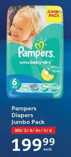 Oxford Freshmarket Pampers Diapers Jumbo Pack offer