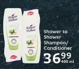 Oxford Freshmarket Shower to Shower Shampoo/ Conditioner offer