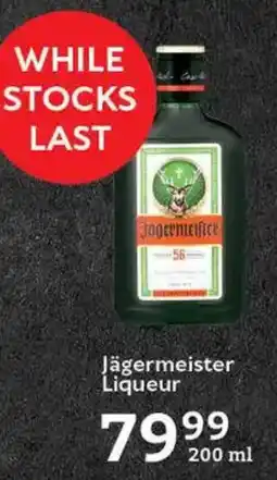 Oxford Freshmarket Jagermeister Liqueur offer