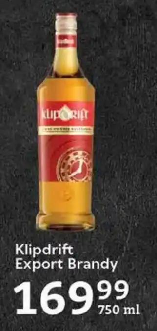 Oxford Freshmarket Klipdrift Export Brandy offer