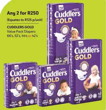 Makro CUDDLERS GOLD Value Pack Diapers offer