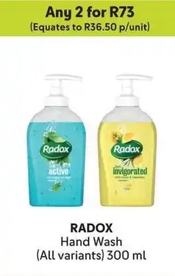 Makro RADOX Hand Wash offer