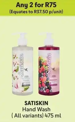 Makro SATISKIN Hand Wash offer