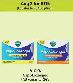 Makro VICKS VapoLozenges offer