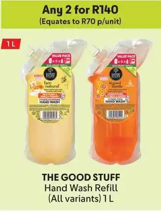 Makro THE GOOD STUFF Hand Wash Refill offer