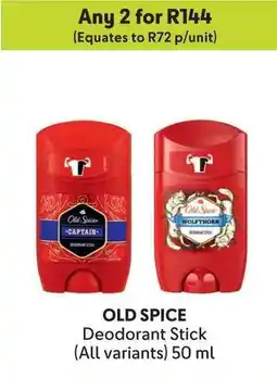 Makro OLD SPICE Deodorant Stick offer