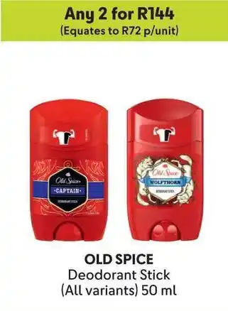 Makro OLD SPICE Deodorant Stick offer