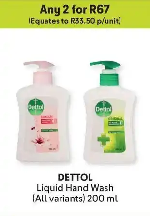 Makro DETTOL Liquid Hand Wash offer