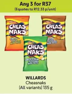 Makro WILLARDS Cheasnaks offer