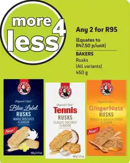 Makro BAKERS Rusks offer