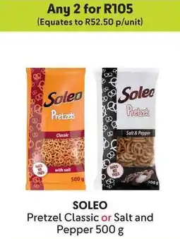 Makro SOLEO Pretzel Classic or Salt and Pepper offer