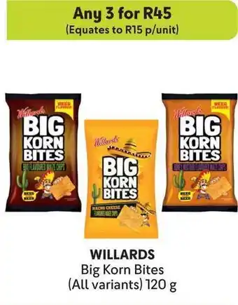 Makro WILLARDS Big Korn Bites offer