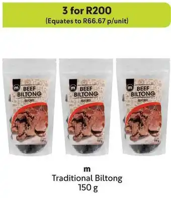 Makro m Traditional Biltong offer