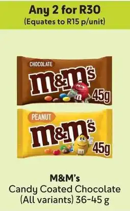 Makro M&M's Candy Coated Chocolate offer