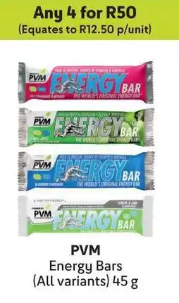 Makro PVM Energy Bars offer