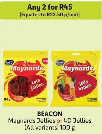 Makro BEACON Maynards Jellies or 4D Jellies offer