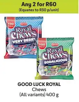 Makro GOOD LUCK ROYAL Chews offer