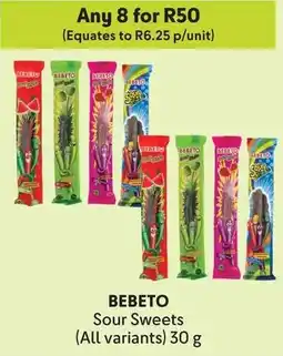 Makro BEBETO Sour Sweets offer