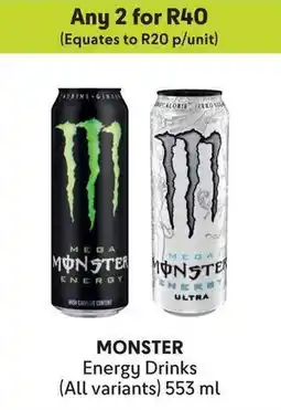 Makro MONSTER Energy Drinks offer