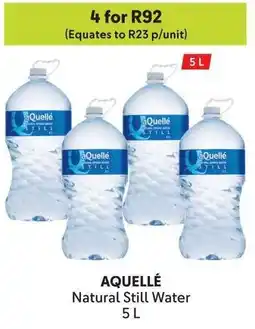 Makro AQUELLÉ Natural Still Water offer