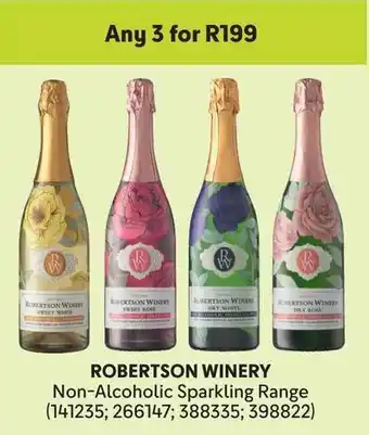 Makro ROBERTSON WINERY Non-Alcoholic Sparkling Range offer