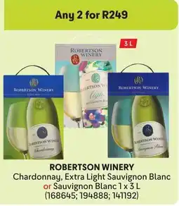 Makro ROBERTSON WINERY Chardonnay, Extra Light Sauvignon Blanc or Sauvignon Blanc offer