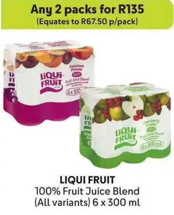 Makro LIQUI FRUIT 100% Fruit Juice Blend offer