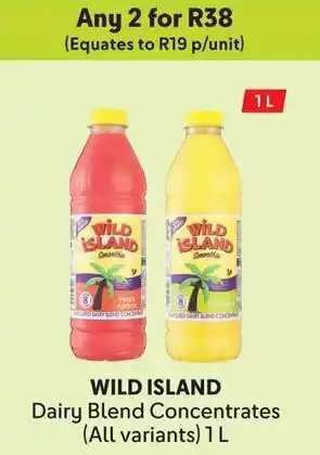 Makro WILD ISLAND Dairy Blend Concentrates offer