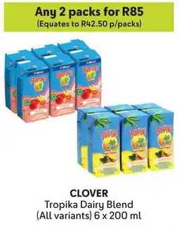 Makro CLOVER Tropika Dairy Blend offer