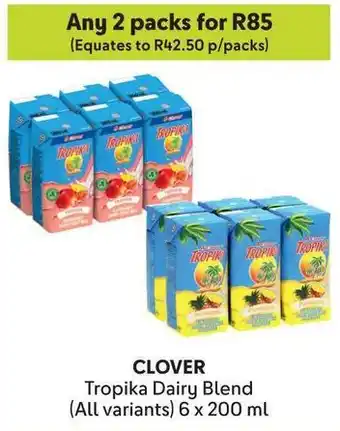 Makro CLOVER Tropika Dairy Blend offer