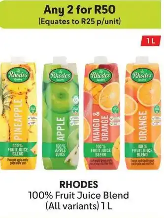 Makro RHODES 100% Fruit Juice Blend offer