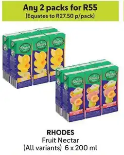 Makro RHODES Fruit Nectar offer