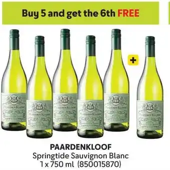 Makro PAARDENKLOOF Springtide Sauvignon Blanc offer