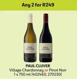 Makro PAUL CLUVER Village Chardonnay or Pinot Noir offer