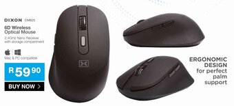 Cash Crusaders Dixon 6D Wireless Optical Mouse offer