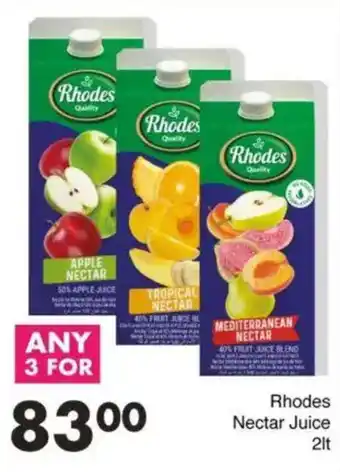 Save Rhodes Nectar Juice offer