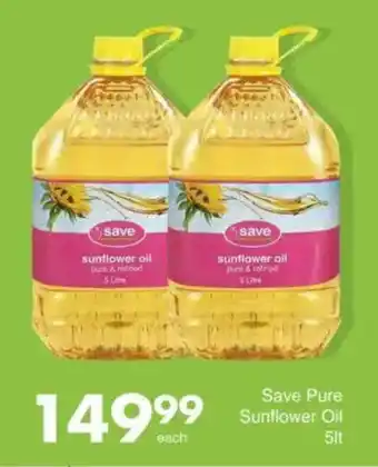 Save Save Pure Sunflower Oil offer