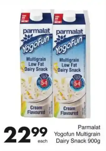 Save Parmalat Yogofun Multigrain Dairy Snack offer