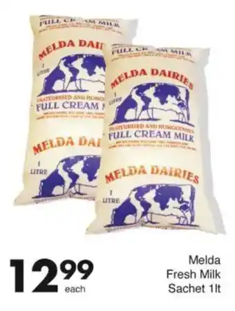 Save Melda Fresh Milk Sachet offer