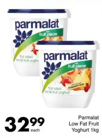 Save Parmalat Low Fat Fruit Yoghurt offer