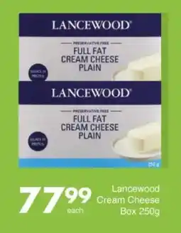 Save Lancewood Cream Cheese Box offer