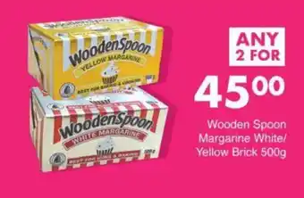 Save Wooden Spoon Margarine White/ Yellow Brick offer