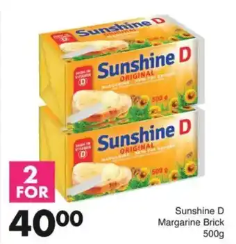 Save Sunshine D Margarine Brick offer