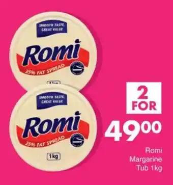 Save Romi Margarine Tub offer