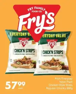 Save Fry's Everyday Value Pack Chicken Style Strips Regular/ Chunky offer