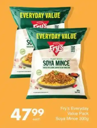 Save Fry's Everyday Value Pack Soya Mince offer