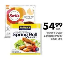 Save Fatima's Switz/ Springroll Pastry Small offer