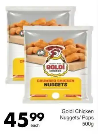 Save Goldi Chicken Nuggets/Pops offer